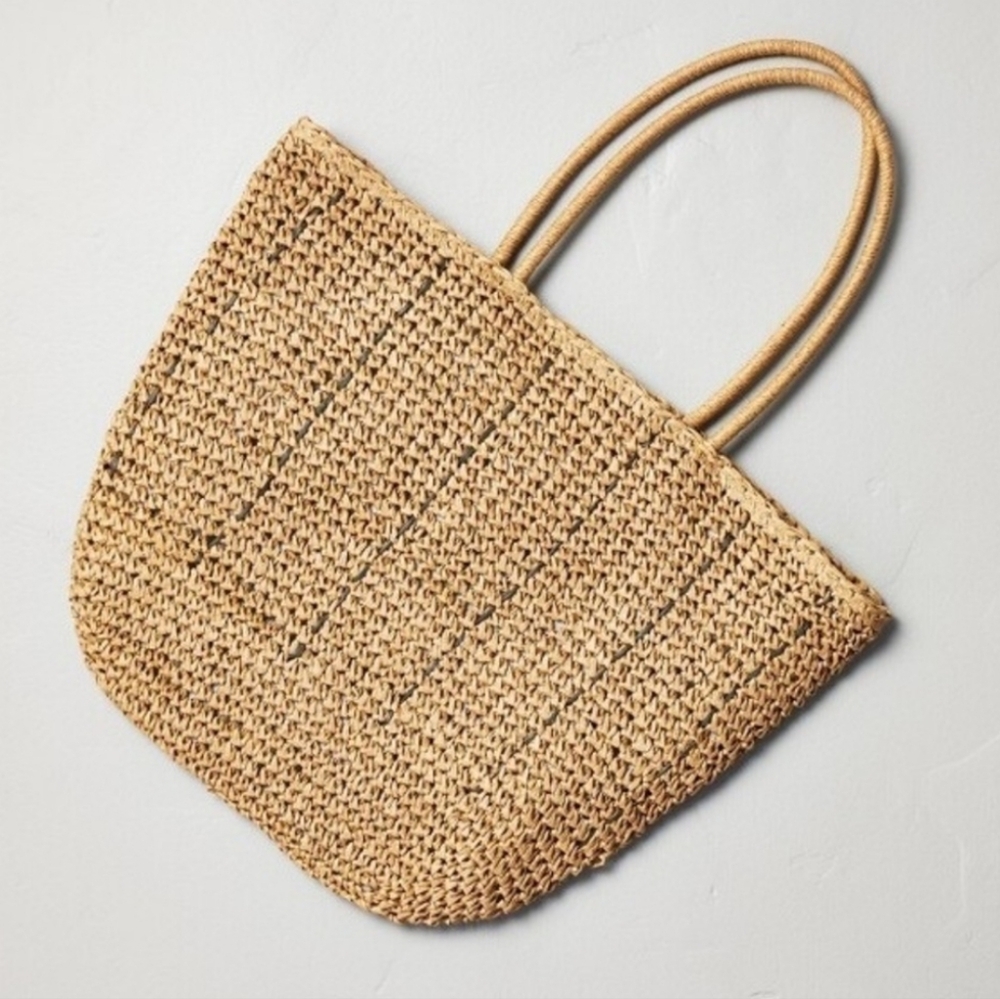 Hearth & Hand Tan Woven Tote Bag